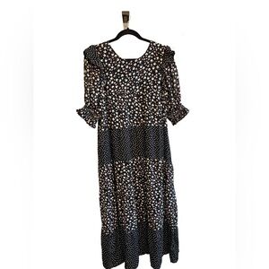 English Factory Floral Maxi Dress